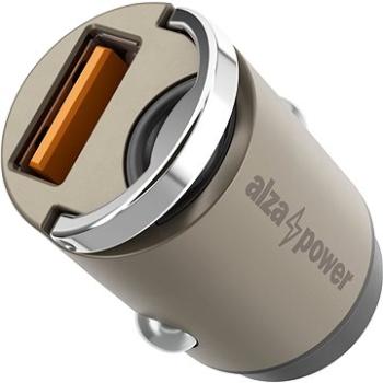 AlzaPower Car Charger M110 Fast Charge Mini stříbrná (APW-CC1Q303AS)