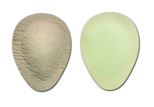 Svorto 018 Srdíčka samolepící kapka vel. 1 1 pár béžová