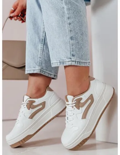 Dámské tenisky na platformě BEIMEI bílé