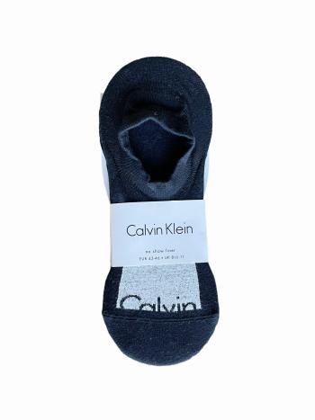 Calvin Klein pánské černé ponožky 2 pack - S/M (00)