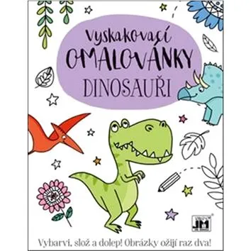 Vyskakovací omalovánky Dinosauři