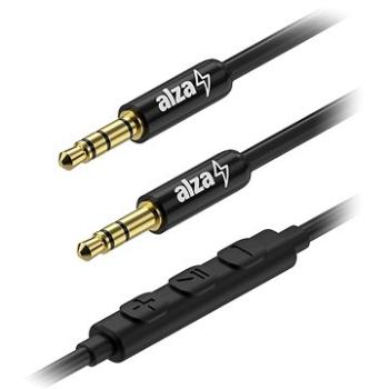 AlzaPower Alucore Audio 3.5mm Jack 4P-TRRS (M) to 3.5mm Jack (M) 0.5m černý (APW-CBA4JM005B)