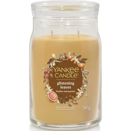 Yankee Candle Vonná svíčka velká Signature Glistening Leaves, 567 g, L