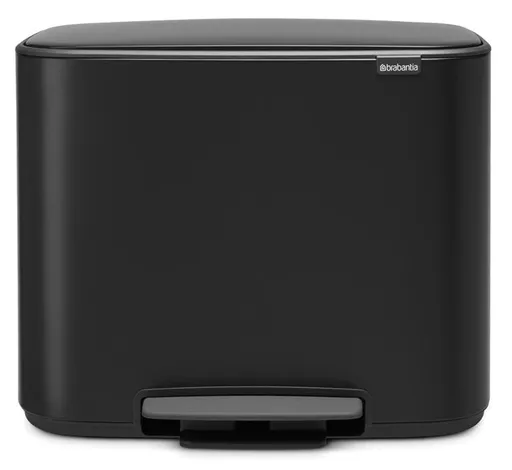 Pedálový odpadkový koš Bo Brabantia černý 3 x 11 l