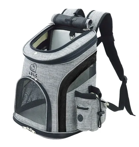 Smart šedo-modrý batoh pro psa | do 6 Kg Barva: Černá, Dle váhy psa: do 3 kg