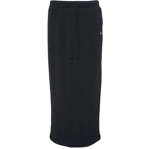 Converse WORDMARK LONG KNIT SKIRT Dámská sukně, černá, velikost