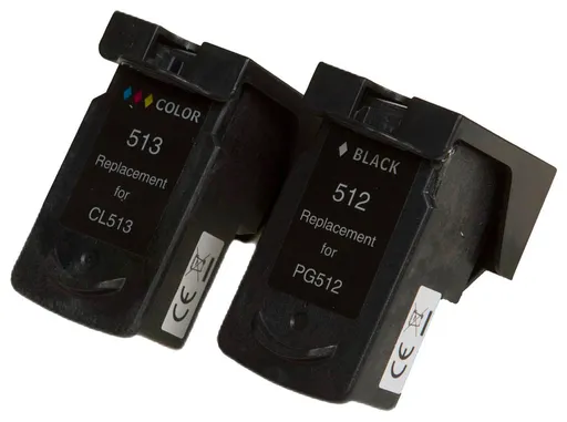 MultiPack CANON PG-512, CL-513 - kompatibilní cartridge, černá + barevná, 1x12ml/1x13ml