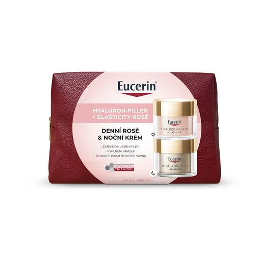 Eucerin Dárková sada Hyaluron-Filler + Elasticity Rosé