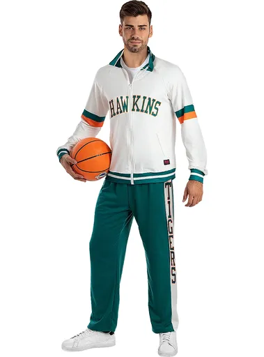 HeliumKing Pánský kostým basketbalový hráč Hawkins - Stranger Things Velikost - dospělý: L-XL