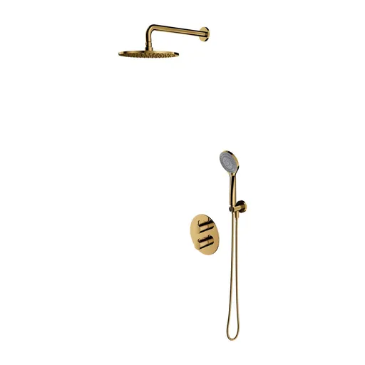 OMNIRES Y termostatický podomítkový sprchový systém zlatá /GL/ SYSYT05GL