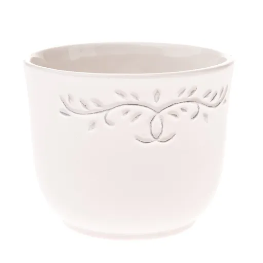 Keramický obal na květináč Ramillete béžová, 12 x 10 cm