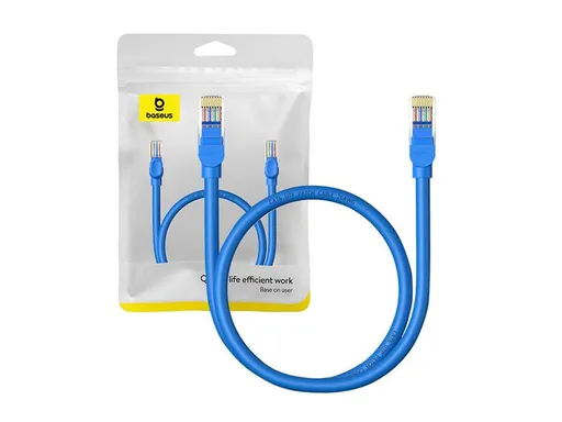 Kabel UTP RJ45/RJ45 Cat6 0,5m BASEUS Blue