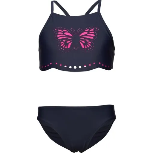 Lotto ELMI Dívčí dvoudílné plavky, tmavě modrá, velikost 116-122