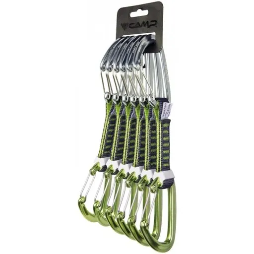 CAMP ORBIT WIRE EXPRESS 6 PACK 12 CM Expreskový set, zelená, velikost
