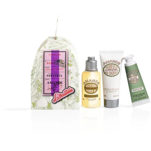 L’Occitane Almond Holiday Ornament dárková sada na tělo