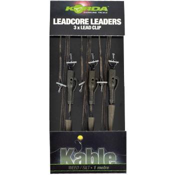 Korda olověná montáž hybrid lead clip leadcore leader 3ks-gravel