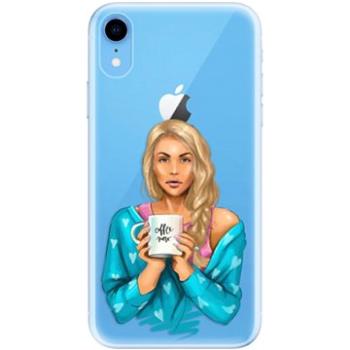 iSaprio Coffe Now - Blond pro iPhone Xr (cofnoblo-TPU2-iXR)