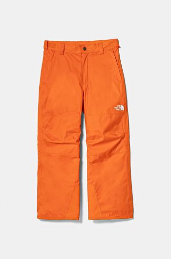 Dětské lyžařské kalhoty The North Face FREEDOM INSULATED PANT oranžová barva, NF0A88TY1OP1