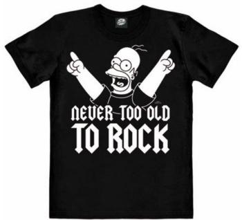 Póló The Simpsons - Never Too Old To Rock - póló