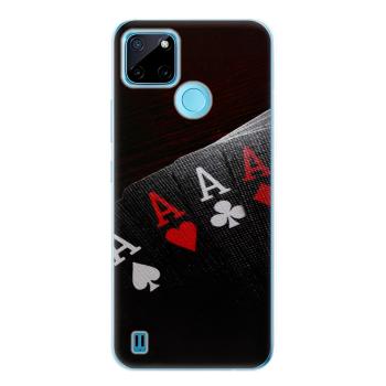 Odolné silikonové pouzdro iSaprio - Poker - Realme C21Y / C25Y