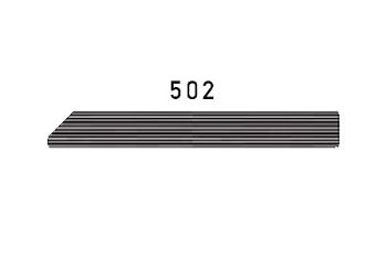 Soklová lišta lékořice 9556 502, 78x10x4500/6000 mm, TWINSON 10 × 78 × 6000 mm