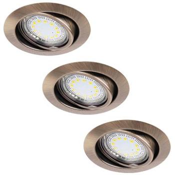 Rabalux - SADA 3xLED podhledové svítidlo 3xGU10-LED/3W/230V (66873)