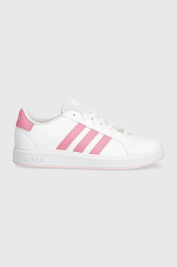 Dětské sneakers boty adidas GRAND COURT 2.0 K bílá barva