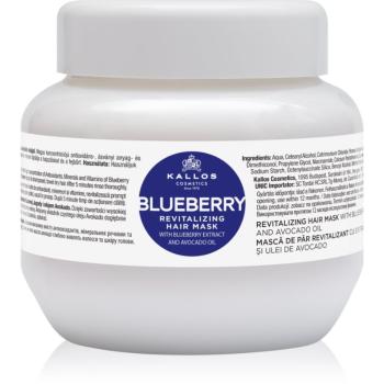 Kallos KJMN Professional Blueberry revitalizační maska pro suché, poškozené a chemicky ošetřené vlasy 275 ml