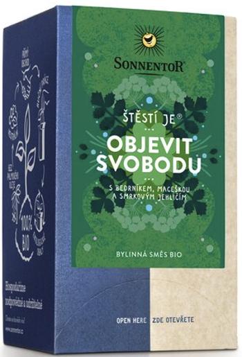 Štěstí je Objevit svobodu (čaj bio, bylinná směs, porcovaná, 27 g)