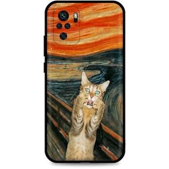 TopQ Xiaomi Redmi Note 10 silikon Scared Cat 59219 (Sun-59219)