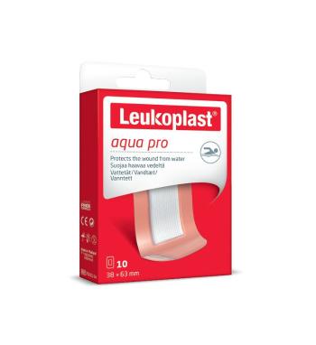 Leukoplast Aqua Pro Náplast voděodolná 38 x 63 mm 10 ks