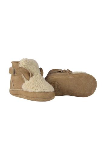 Dětské boty Donsje Richy Booties Alpaca béžová barva, 1033806