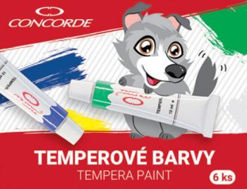 Temperové barvy CONCORDE 6ks, 12ml