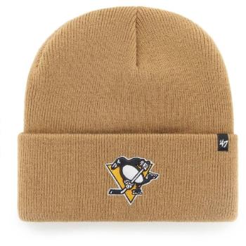 47 NHL PITTSBURGH PENGUINS HAYMAKER '47 CUFF KNIT Klubová zimní čepice, béžová, velikost