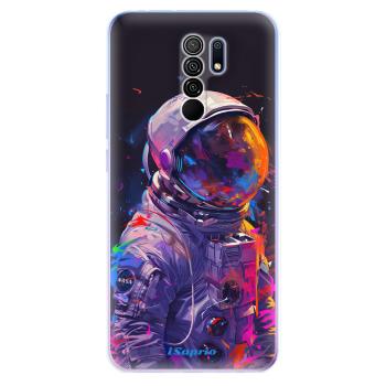 Odolné silikonové pouzdro iSaprio - Neon Astronaut - Xiaomi Redmi 9