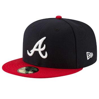 Kšiltovka New Era 59Fifty Authentic On Field Home Atlanta Braves Navy cap - 6 7/8