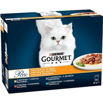 Gourmet Perle multipack  minifiletky ve šťávě – mix. výběr 12 × 85 g (7613038186061)