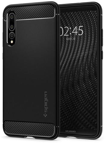 Telefon tok Spigen Rugged Armor Huawei P20 Pro fekete tok