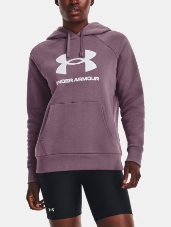 Under Armour UA Rival Fleece Big Logo Hdy Mikina Fialová