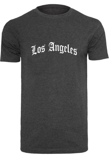 Mr. Tee Los Angeles Wording Tee charcoal - M