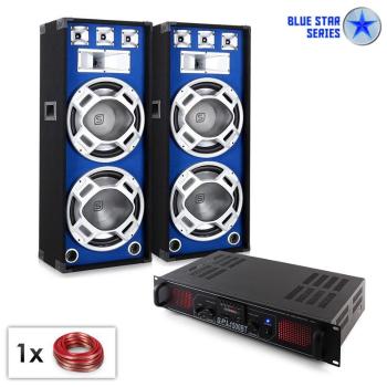 Electronic-Star PA set Blue Star Series „Beatsound bluetooth MP3“ 2000 W