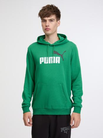 Puma ESS+ 2 Col Big Logo Hoodie TR Mikina Zelená