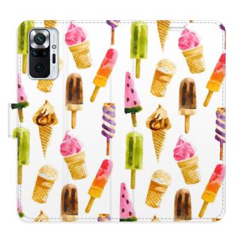 Flipové pouzdro iSaprio - Ice Cream Pattern - Xiaomi Redmi Note 10 Pro