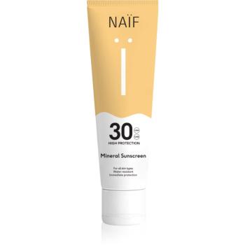 Naif Sun Mineral Sunscreen SPF 30 ochranný krém na opalování SPF 30 voděodolný 100 ml