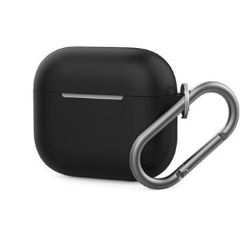 AhaStyle kryt AirPods 3 (2021) s LED a karabinou černý (PT148-Black)