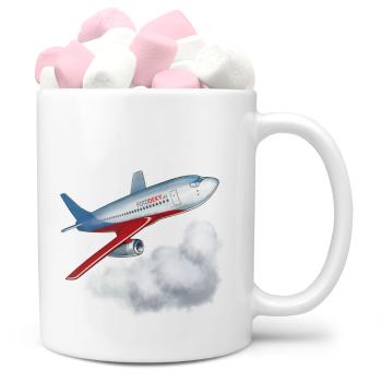 Hrnek Boeing 737 (Náplň hrníčku: Marshmallow)