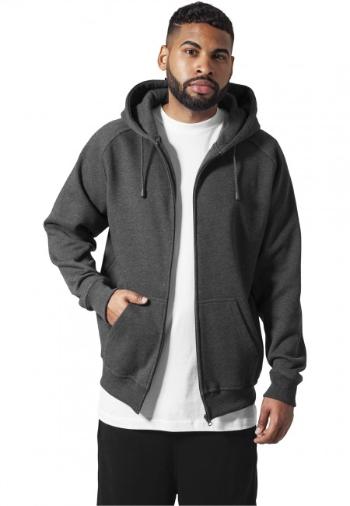 Urban Classics Zip Hoody charcoal - M