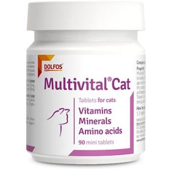 Dolfos Multivital Cat 90 mini tbl. - vitamíny pro zdraví koček (901022)