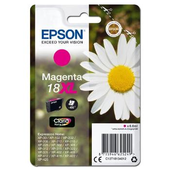 Epson 18XL T1813 purpurová (magenta) originální cartridge