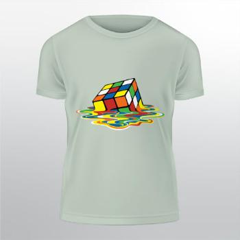 Pánské tričko Classic Melting rubiks cube